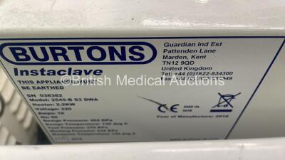 Burtons Series 3 Instaclave Automatic Autoclave (Powers Up) - 3