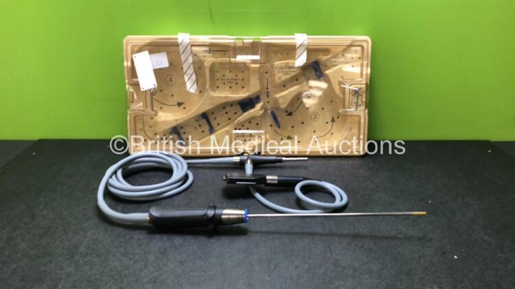 Olympus WA50022B 30 Degree Video Laparoscope in Case - Engineer's Report : Optical System - Unable to Check, Insertion Tube - No Fault Found, Light Transmission - No Fault Found