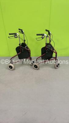 2 x Walking Aids on Wheels (1 x Brake Not Working) *1500051 / na*