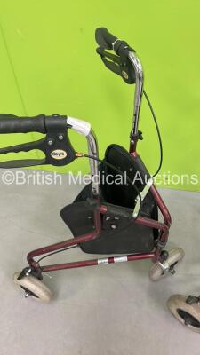 2 x Walking Aids on Wheels (1 x Brake Not Working) *1500051 / na* - 3