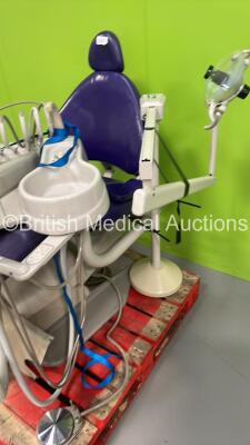 Adec Dental Suite with Chair, Spittoon, Lamp and Delivery Unit (Unable to Power Test Due to Cut Power Supply) *Pallet* (S) *SN D105925* - 3