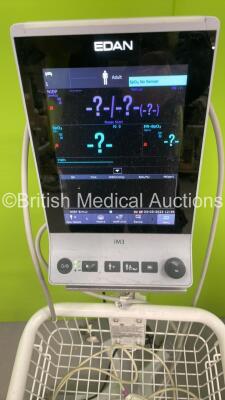 Job Lot Including 2 x Welch Allyn Spot Vital Signs Monitors on Stands, 1 x Welch Allyn 53S00 Monitor on Stand and 1 x Edan iM3 Monitor on Stand (All Power Up) *JA119264 / na* - 7