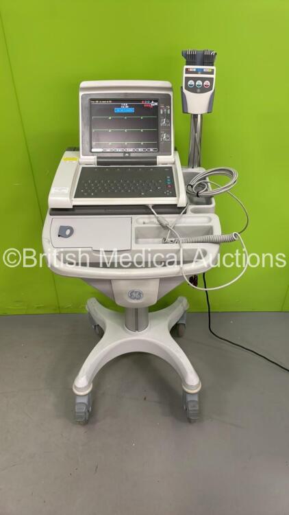 GE MAC 5500 ECG Machine on Stand with ECG Lead (Powers Up)