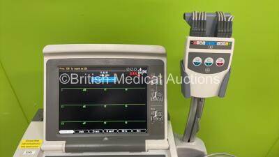 GE MAC 5500 ECG Machine on Stand with ECG Lead (Powers Up) - 3