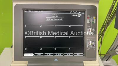 GE MAC 5500 ECG Machine on Stand with ECG Lead (Powers Up) *SCD08051507PA* - 3