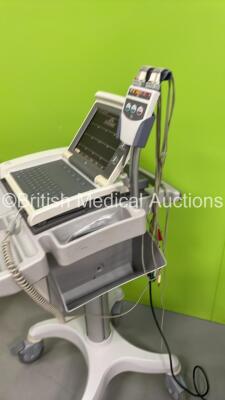 GE MAC 5500 ECG Machine on Stand with ECG Lead (Powers Up) *SCD08051507PA* - 4