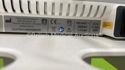 Philips PageWriter TC50 ECG Machine on Stand *Mfd 2019* with 10 Lead ECG Leads (Powers Up) *CN31941612* - 5