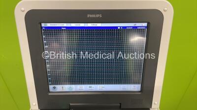 Philips PageWriter TC50 ECG Machine on Stand *Mfd 2019* with 10 Lead ECG Leads (Powers Up) *CN31941612* - 6