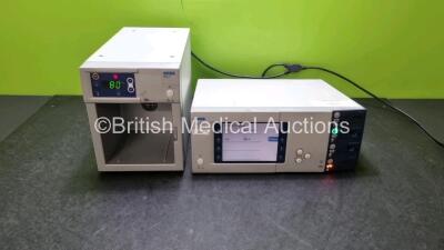 Job Lot Including 1 x ERBE VIO 300 S Electrosurgical / Diathermy Unit Software Version 1.9 Romanic and 1 x ERBE Model IES 2 Smoke Evacuation Unit (Both Power Up)