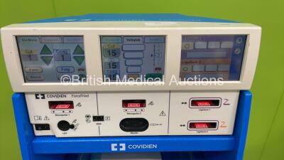 Valleylab Force Triad Electrosurgical / Diathermy Unit Version 4.00 on Stand with Footswitch (Powers Up) - 2