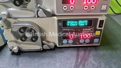 Mixed Lot Lot Including 2 x Arthrex Ref AR-6475 Dual Wave Arthroscopy Pumps and 1 x Smith & Nephew Dyonics Ref 7205841 Power Control Unit and 1 x Smith & Nephew Dyonics Ref 7209912 Power Control Unit (All Power Up) *SN 16290 / 487 / NX685 1WA / 624076* - 2