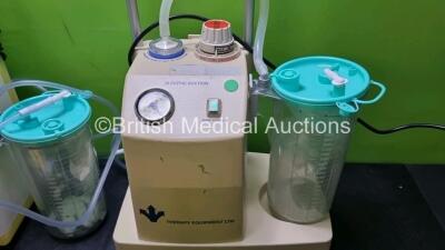 Job Lot Including 2 x SAM 12 Medical Suction Units (Both Power Up) with 2 x Suction Cups, 1 x Therapy Equipment Suction Unit (Powers Up) with 1 x Cup and 1 x LSU Laerdal Suction Unit (No Power) *SN - 3