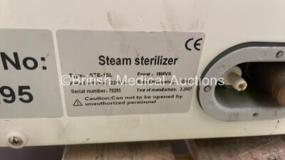 Enigma STE-15L Steam Sterilizer (Powers Up) - 3