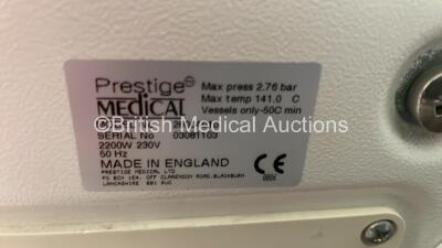 Prestige Medical Century 2 Autoclave (No Power - Missing Cover - See Pictures) - 4