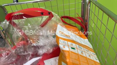 Cage of Consumables Including Wipers, Masks and Face Shields (Cage Not Included) - 4