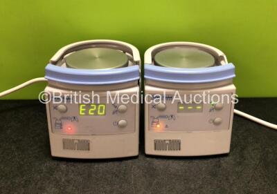 2 x Fisher & Paykel MR850AEK Respiratory Humidifier Units (Both Power Up with Damaged Casing, 1 x E20 Code - See Photos) *SN 111101123935 / 150513246288*