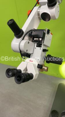 Leica Wild M650 Surgical Microscope with Binoculars, 2 x 10x/21 Eyepieces and f=250mm Lens on Stand (Powers Up) *105933* - 2