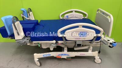 Hill-Rom Affinity 4 Electric Birthing Bed with Cushions and Controller (Powers Up)