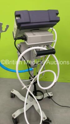 Carefusion LTV1200 Ventilator on Stand with 2 x Batteries and Hoses *Mfd 2014* (Powers Up) *E69712* - 4