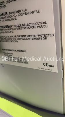 Carefusion LTV1200 Ventilator on Stand with 2 x Batteries and Hoses *Mfd 2014* (Powers Up) *E69712* - 6