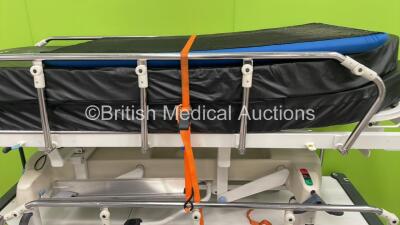 2 x Huntleigh Lifeguard Patient Trolleys with 2 x Mattresses (Some Missing Pedal Covers) - 4