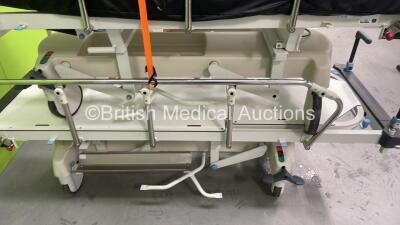 2 x Huntleigh Lifeguard Patient Trolleys with 2 x Mattresses (Some Missing Pedal Covers) - 6