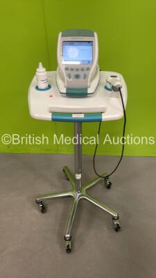 Verathon BVI 9400 Bladder Scanner with Probe and Battery on Stand (Power Up) *S/N B4010909*