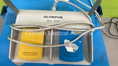 1 x Stryker SDC Ultra HD Information Management System (Powers Up) 1 x Olympus MAJ-1258 Footswitch on Covidien Electrosurgical Trolly *10D045664 / ST010B812* - 3