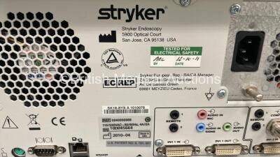 1 x Stryker SDC Ultra HD Information Management System (Powers Up) 1 x Olympus MAJ-1258 Footswitch on Covidien Electrosurgical Trolly *10D045664 / ST010B812* - 5