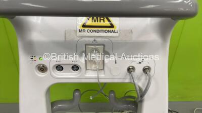 2 x Invivo Expression MRI Patient Monitors on 1 x Stand with Accessories (Both Power Up with 2 x Power Supplies) - 3