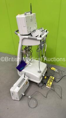 2 x Invivo Expression MRI Patient Monitors on 1 x Stand with Accessories (Both Power Up with 2 x Power Supplies) - 6