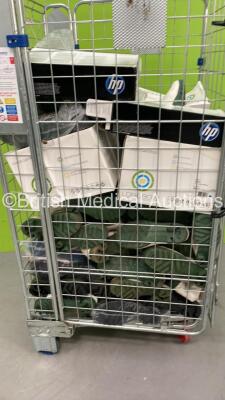 Cage of Safety Wellington Boots and Printer Cartridges (Cage Not Included) - 3