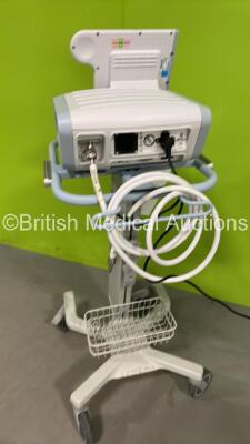 Philips Respironics V60 Ventilator on Stand Software Version 2.30 on Stand with Hoses Total Power on Hours 28490 (Powers Up) *S/N 100005897* - 3