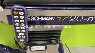 Eschmann T20-m+ Electric Operating Table with Cushions and Controller (Powers Up) - 2