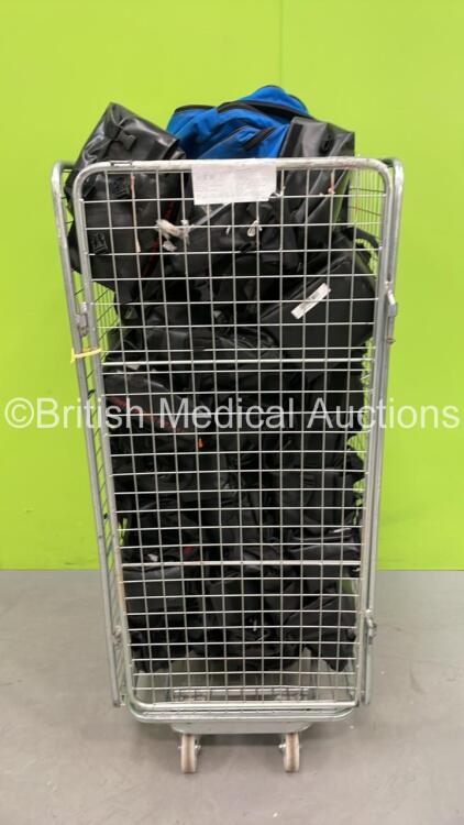 Cage of Bags Including ResMed and Critical Haemorrhage Kit Bags (Cage Not Included)
