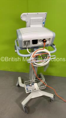 Philips Respironics V60 Ventilator on Stand Software Version 2.30 on Stand with Hoses Total Power on Hours 28344 (Powers Up) *S/N 100004681* - 3