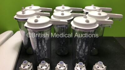 Mixed Lot Including 7 x Therapy Equipment Cups with Lids and 2 x Cushions - 2