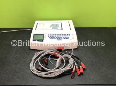 Mortara ELI 250 ECG Machine with 10 Lead ECG Lead (Powers Up) *SN 106021732163*