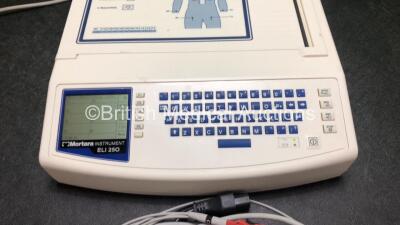 Mortara ELI 250 ECG Machine with 10 Lead ECG Lead (Powers Up) *SN 106021732163* - 2