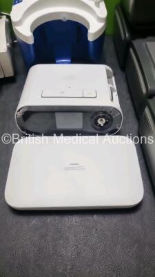 Mixed Lot Including 1 x Philips Respironics Dreamstation BiPAP S/T Units with 1 x Philips Ref 1117687 PAP Battery Kit, 1 x Masimo Radical Signal Extraction Pulse Oximeter with Docking Station, 2 x Masimo Radical 7 Signal Extraction Pulse Oximeters with Do - 2