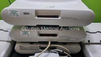 Mixed Lot Including 1 x B.Braun Perfusor Space Pump (Powers Up with Blank Screen, 3 x Model 727 Seca Baby Weighing Scales, 2 x Philips Respironics Nebulizers, 2 x Sonic Aid Freedom Ref SF1 - EUR Telemetry CTG Machine, 1 x Marsden Weighing Scales with Digi - 3