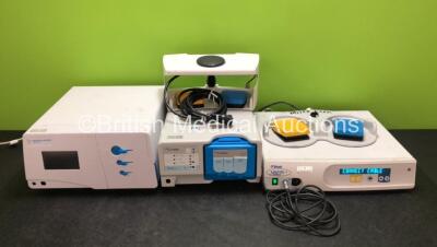 Mixed Lot Including 1 x Buffalo Filter VisiClear Surgical Smoke Plume Evacuator, 1 x ConMed ClearView Smoke Evacuation System (Damage to Casing) 1 x Aquiline Footswitch and 1 x Mitek VAPR3 Electrosurgical Unit (Powers Up) with 1 x Footswitch *SN 0622181 /