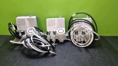 3 x Drager CF 800 Ventilators with Hoses (3 x with Chipped Casing) *W*