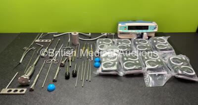 Mixed Lot Including 1 x Alaris Asena PK Pump, 8 x Corpro F1100 P3 R Filters and Various Surgical Instruments