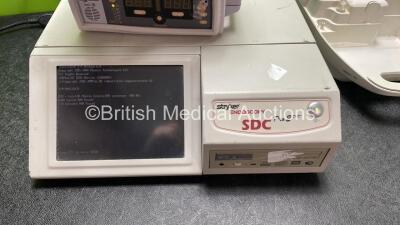 Mixed Lot Including 1 x Stryker SDC Endoscopy Pro 2 DVD Unit (Powers Up) 1 x Nellcor N-550 Pulse Oximeter (Powers Up with Error-See Photo) 2 x Nellcor N-560 Pulse Oximeters with 1 SpO2 Finger Sensor (Both Power Up) 1 x Philips Respironics Porta Neb Nebul - 2