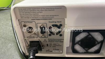 3 x B & D Electromedical Nippy Junior + Ventilators with 1 x B & D Electromedical External Battery (All Power Up) - 4