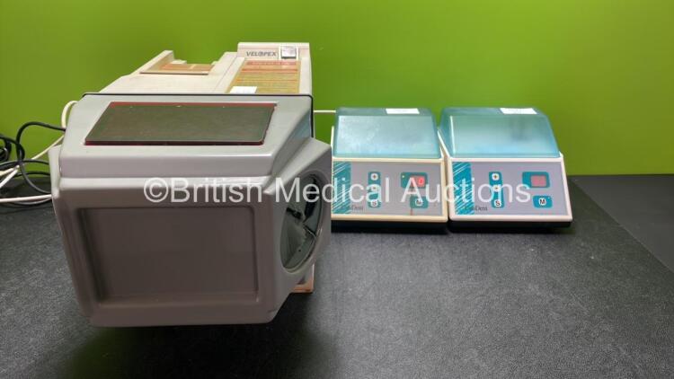 Mixed Lot Including 1 x Velopex Intra X Dental X Ray Film Unit (Powers Up) 2 x Linea Uno Dent Capsule Mixers (1 Powers Up, 1 No Power)