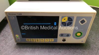 Mixed Lot Including 1 x Electrolux Fridge, 1 x Kontron Micromon 7142B Blood Pressure Patient Monitor (Powers Up with Fault) 2 x Welch Allyn Propaq CS Patient Monitors, 1 x Philips C1 Monitor, Quantity of Pump Clips, 1 x SAM 12 Suction Unit (Powers Up) and - 7