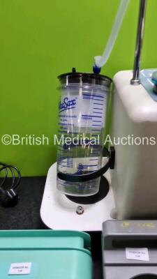 Job Lot Including 1 x Eschmann Matburn VP12-S High Vacuum Suction Unit with Cup (Powers Up) 3 x Devilbiss Homecare Suction Unit (Untested Due to No Power Supply) 1 x Ameda Egnell Elite Breast Pumps (Powers Up) and 1 x Medix Actineb Nebulizer (Powers Up) - 3