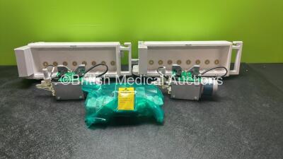 Mixed Lot Including 2 x Philips M8048A Module Racks and 3 x Electro Craft Linear Actuators